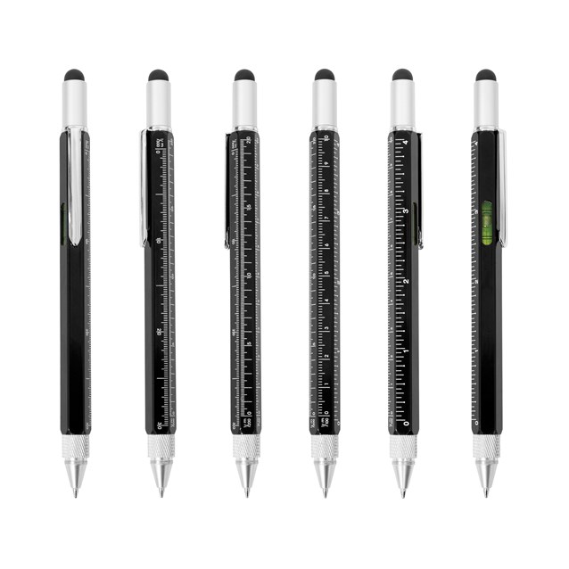 Pack of 2 - 6 in 1 Tool Pen with Refills Pack of 2 - 6 in 1 Tool Pen with Refills