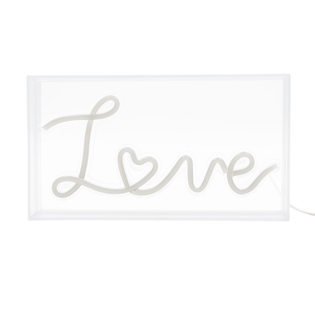 LOVE Acrylic Box Neon Light LOVE Acrylic Box Neon Light