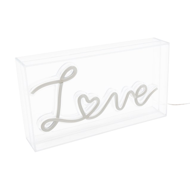LOVE Acrylic Box Neon Light LOVE Acrylic Box Neon Light