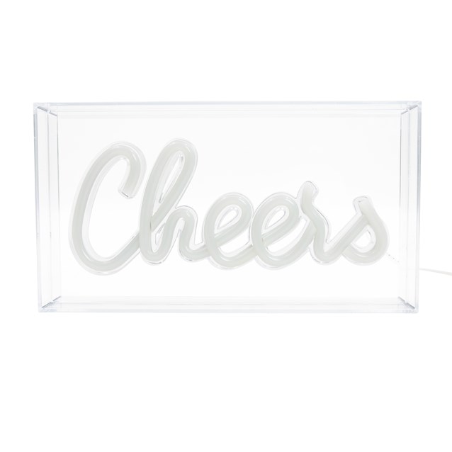 CHEERS Acrylic Box Neon Light CHEERS Acrylic Box Neon Light