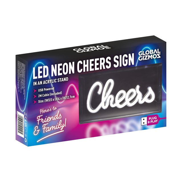 CHEERS Acrylic Box Neon Light CHEERS Acrylic Box Neon Light