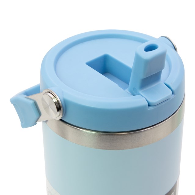 30oz Insulated Travel Mug with Flip Straw - Blue 30oz Insulated Travel Mug with Flip Straw - Blue