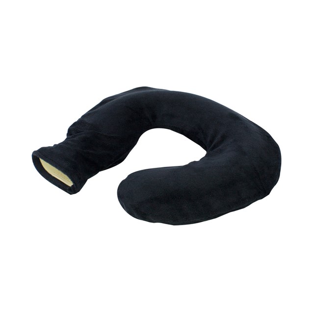 Bauer Soft Fleece Neck Hot Water Bottle- Black Bauer Soft Fleece Neck Hot Water Bottle- Black