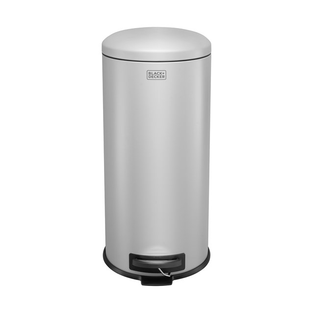 B+D 30L Dome Lid Pedal Bin - Grey B+D 30L Dome Lid Pedal Bin - Grey