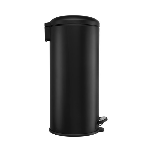 B+D 30L Dome Lid Pedal Bin - Matt Black B+D 30L Dome Lid Pedal Bin - Matt Black