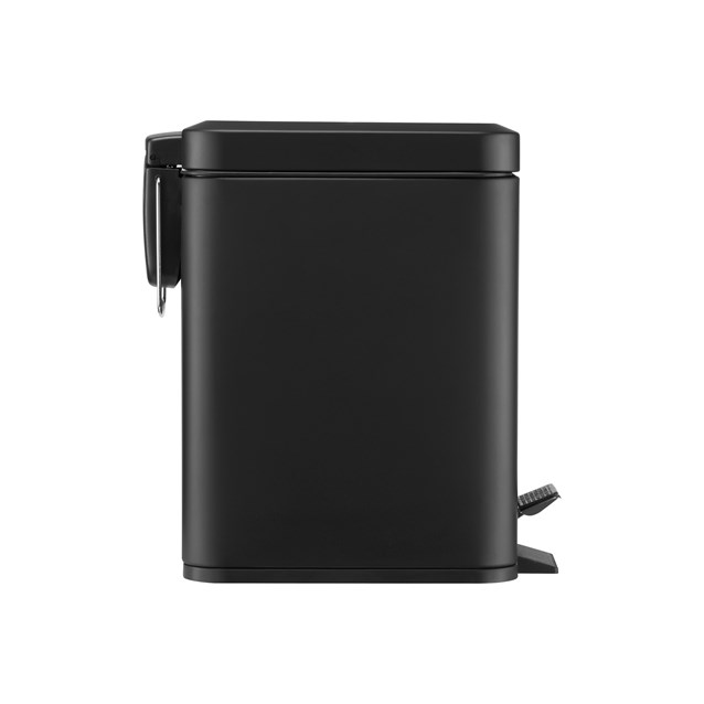 B+D 5L Slimline Soft Close Pedal Bin Matt Black B+D 5L Slimline Soft Close Pedal Bin Matt Black