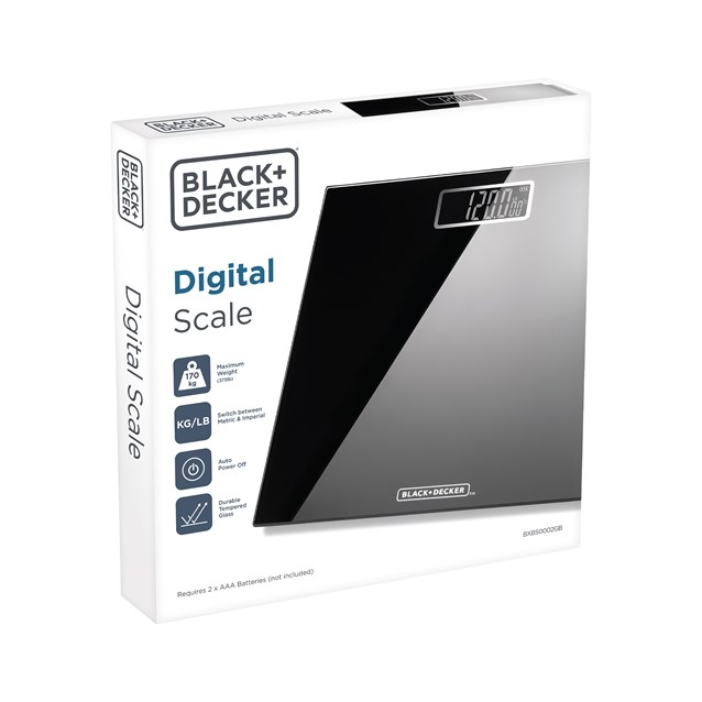 B+D Bathroom Scales Black B+D Bathroom Scales Black