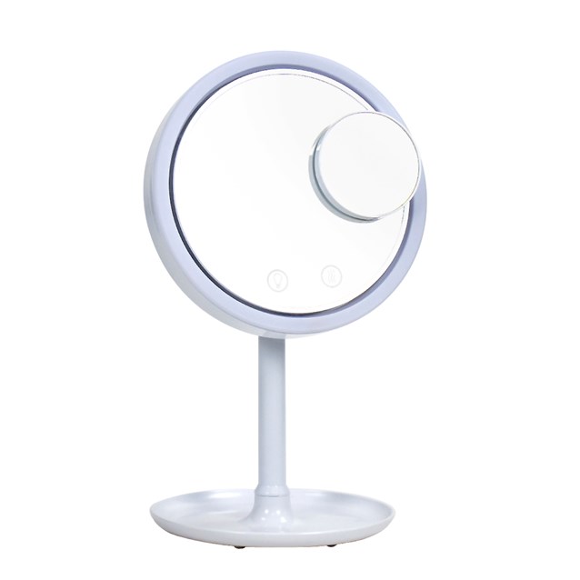 Bauer LED Mirror with Fan & Magnifying Mirror Bauer LED Mirror with Fan & Magnifying Mirror