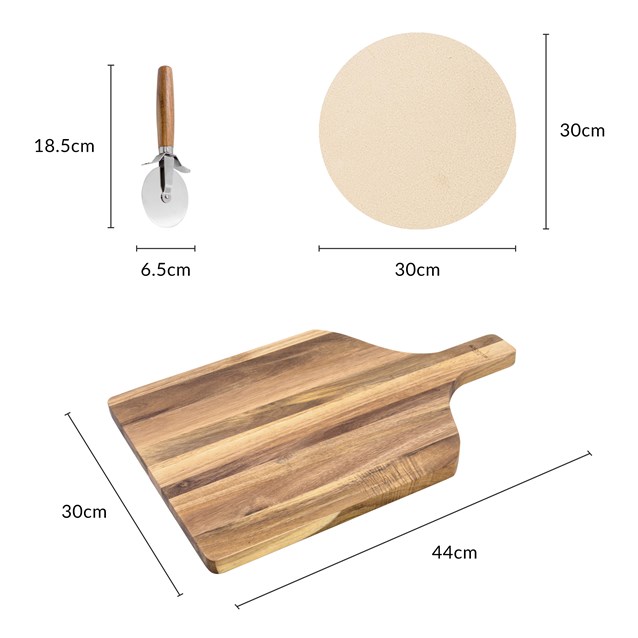 Blackmoor 3 Piece Pizza Set Blackmoor 3 Piece Pizza Set