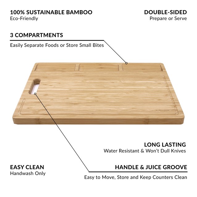 Blackmoor Organic Bamboo Chopping Board Blackmoor Organic Bamboo Chopping Board