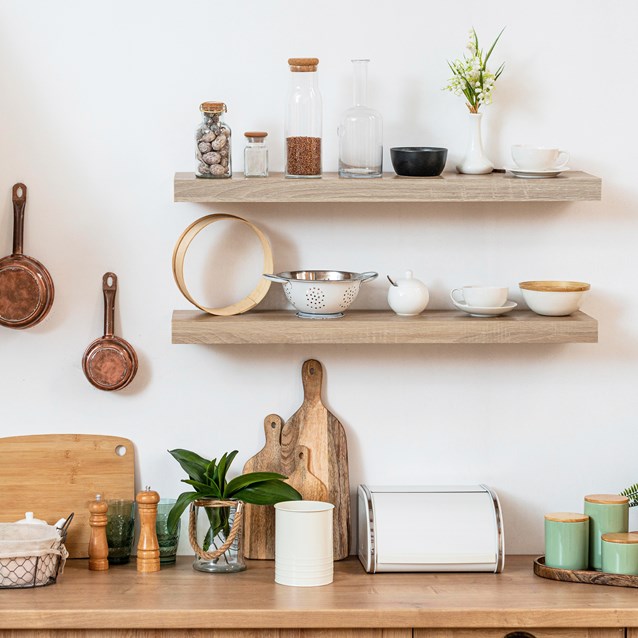 60cm Lime Oak Effect Floating Shelf 60cm Lime Oak Effect Floating Shelf