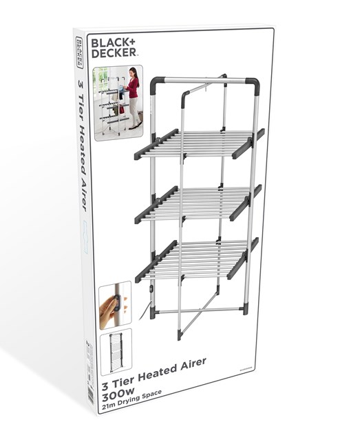 B+D 3 Tier Heated Airer B+D 3 Tier Heated Airer