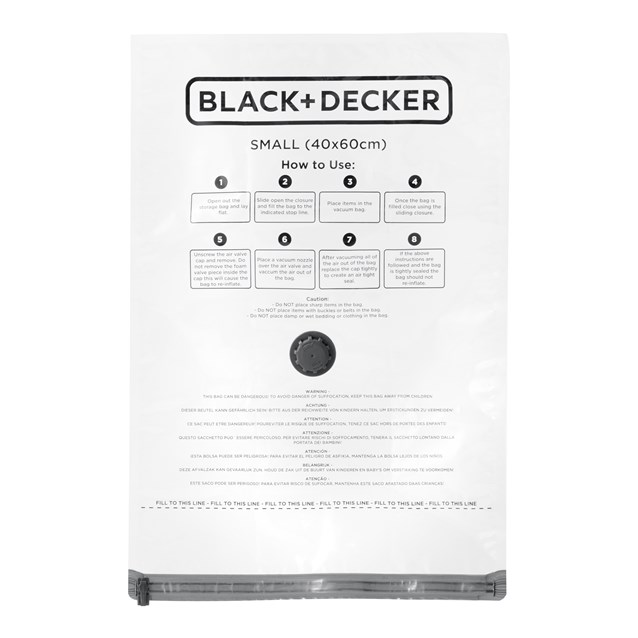 B+D Vacuum Bag 3pk Small B+D Vacuum Bag 3pk Small