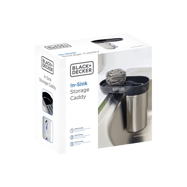 B+D Inside Sink Tidy Stainless Steel B+D Inside Sink Tidy Stainless Steel