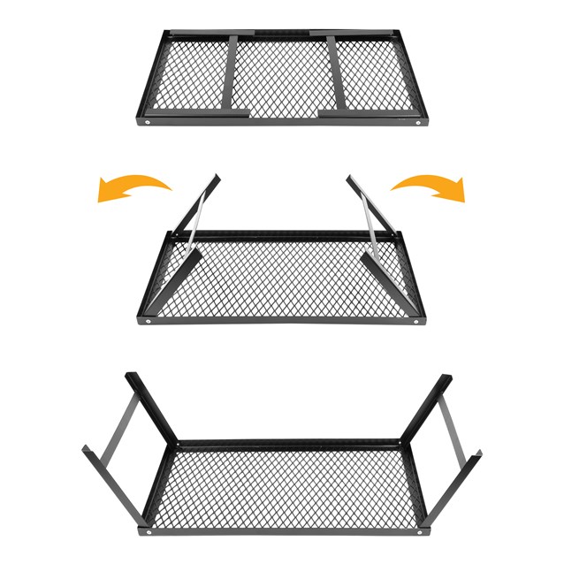 Heavy Duty Folding Campfire Grill - 55x30cm Heavy Duty Folding Campfire Grill - 55x30cm