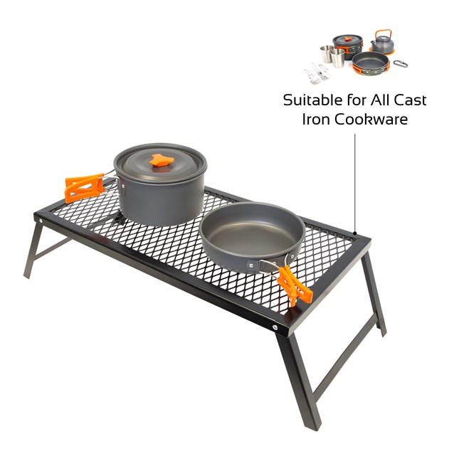 Heavy Duty Folding Campfire Grill - 55x30cm Heavy Duty Folding Campfire Grill - 55x30cm
