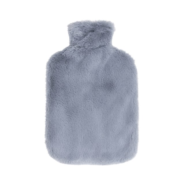 2L Grey Faux Fur Hot Water Bottle 2L Grey Faux Fur Hot Water Bottle