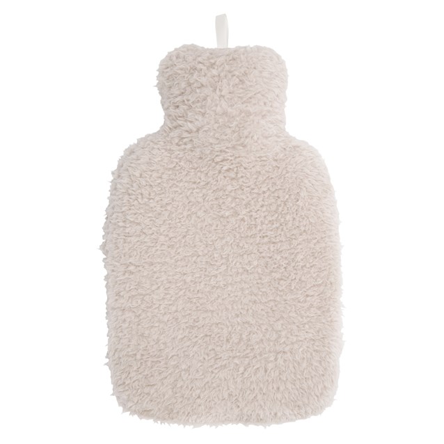 2L Beige Teddy Fur Hot Water Bottle 2L Beige Teddy Fur Hot Water Bottle