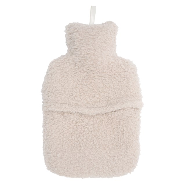 2L Beige Teddy Fur Hot Water Bottle 2L Beige Teddy Fur Hot Water Bottle