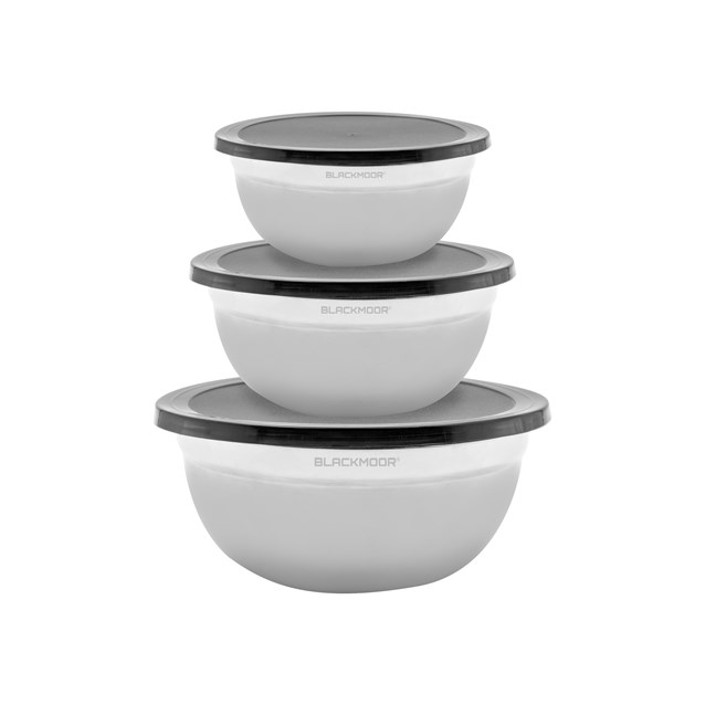 Blackmoor Stainless Steel Storage Bowls with Lids Blackmoor Stainless Steel Storage Bowls with Lids