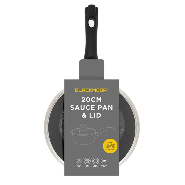 Blackmoor 20cm Sauce Pan & Lid Blackmoor 20cm Sauce Pan & Lid