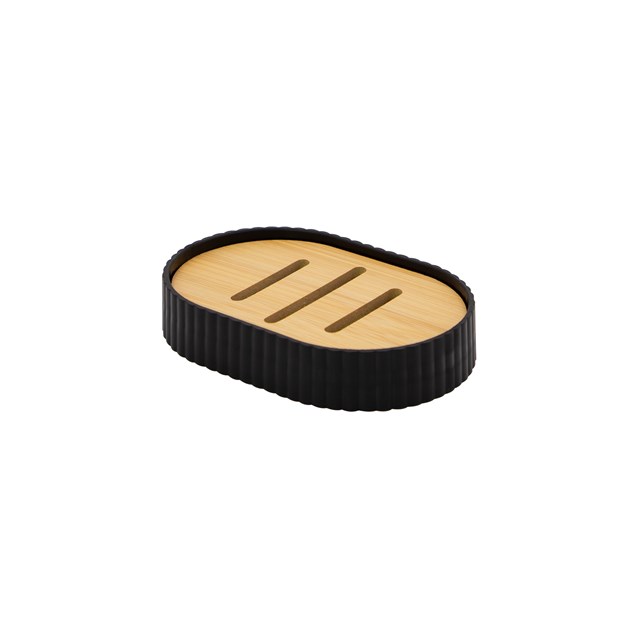 6pc Bathroom Accessory Set - Black 6pc Bathroom Accessory Set - Black