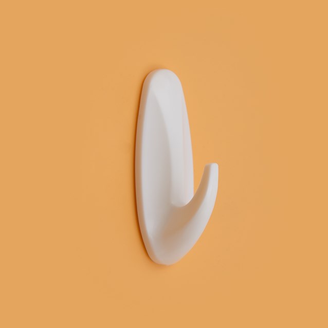 Removable Adhesive Oval Hooks - Large - 2pcs Removable Adhesive Oval Hooks - Large - 2pcs
