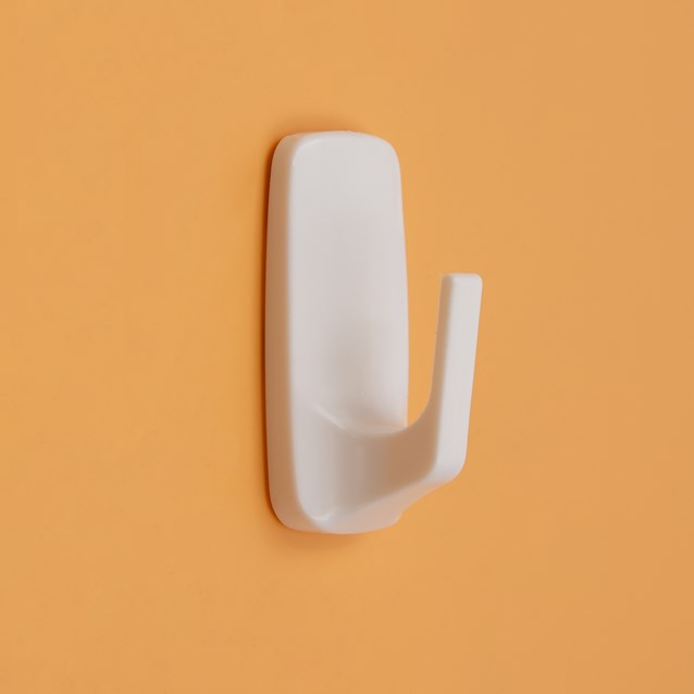 Removable Adhesive Rectangle Hooks - Medium - 2pcs Removable Adhesive Rectangle Hooks - Medium - 2pcs