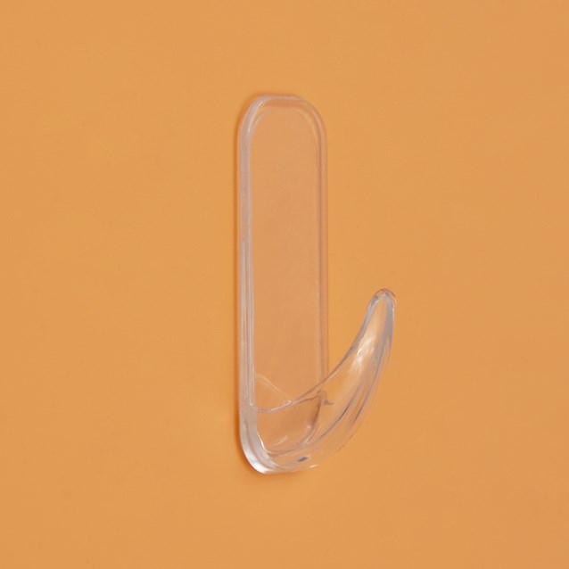 Transparent Adhesive Hooks - Medium - 3pcs Transparent Adhesive Hooks - Medium - 3pcs