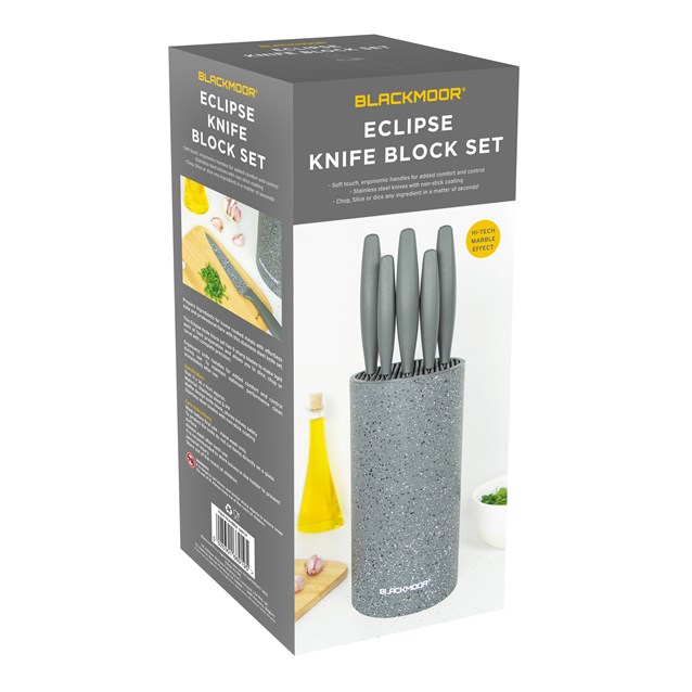 Blackmoor Orb Knife Block - Grey