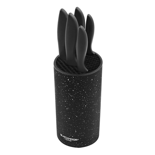 Blackmoor Orb Knife Block - Black