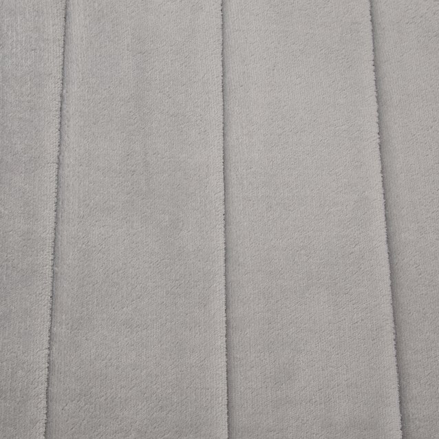 Embroidered Memory Foam Bathmat- Light Grey Embroidered Memory Foam Bathmat- Light Grey