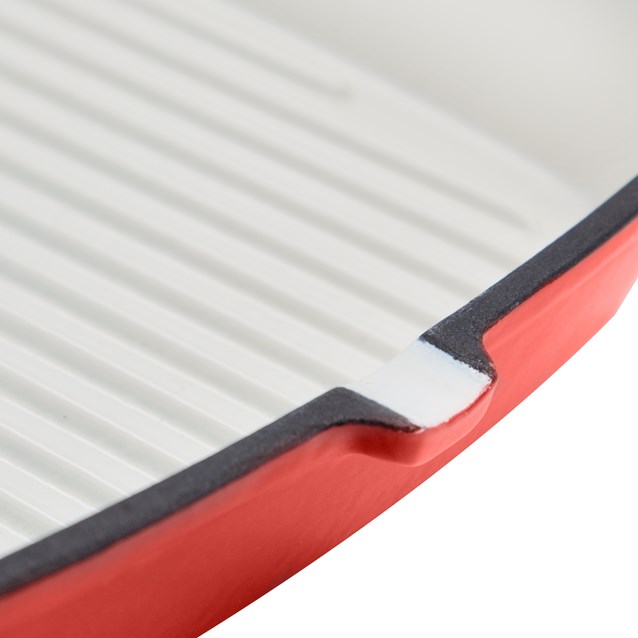 Blackmoor Cast Iron 23.5cm griddle pan Red Blackmoor Cast Iron 23.5cm griddle pan Red