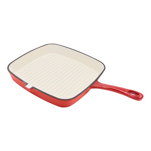 Blackmoor Cast Iron 23.5cm griddle pan Red Blackmoor Cast Iron 23.5cm griddle pan Red