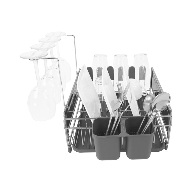 Blackmoor Deluxe Dish Drainer Grey Blackmoor Deluxe Dish Drainer Grey