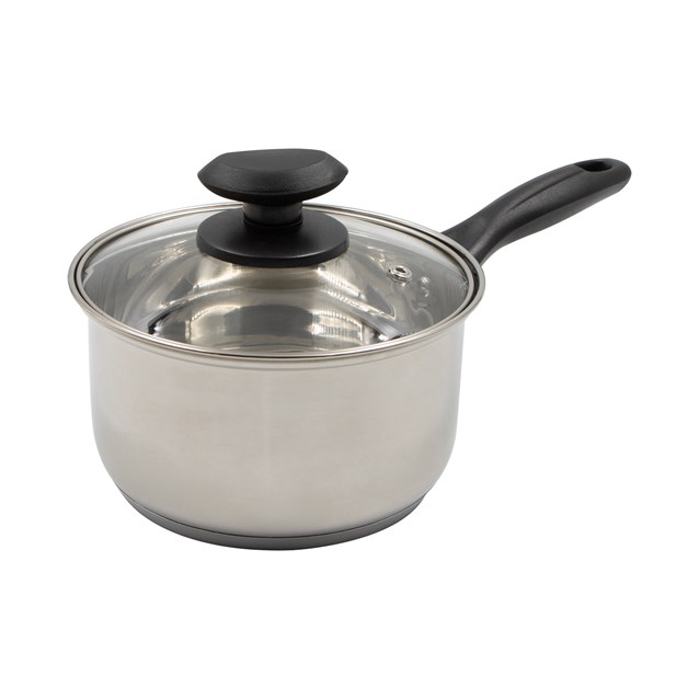 Blackmoor 18cm Stainless Steel Saucepan with Lid Blackmoor 18cm Stainless Steel Saucepan with Lid