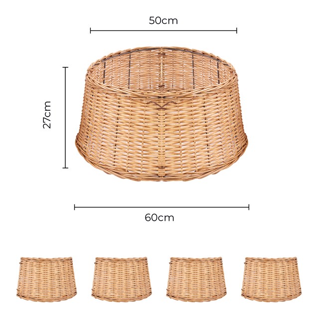 Full Willow Christmas Tree Skirt - Folding Full Willow Christmas Tree Skirt - Folding