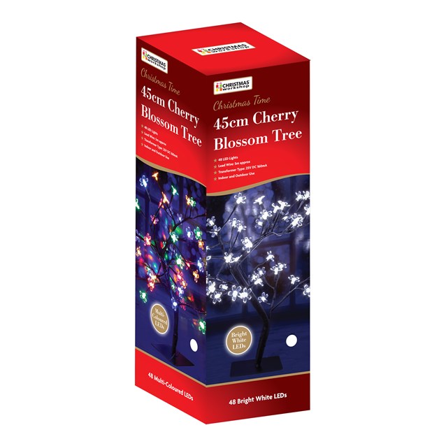 45CM 48 LED Blossom Tree - White 45CM 48 LED Blossom Tree - White