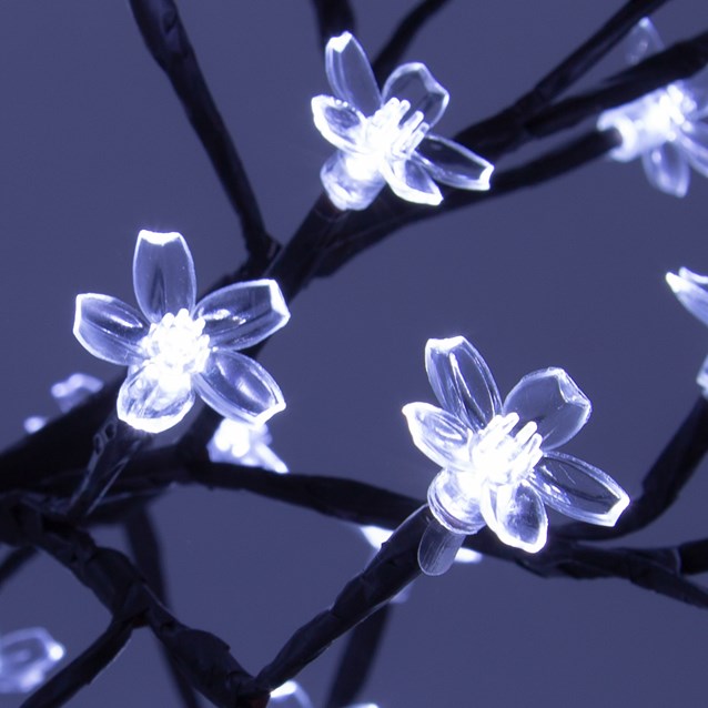 45CM 48 LED Blossom Tree - White 45CM 48 LED Blossom Tree - White