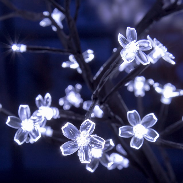 45CM 48 LED Blossom Tree - White 45CM 48 LED Blossom Tree - White