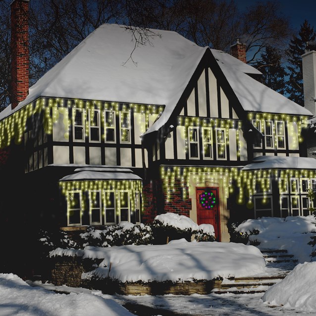 240 LED Icicle Chaser Light - Warm White 240 LED Icicle Chaser Light - Warm White