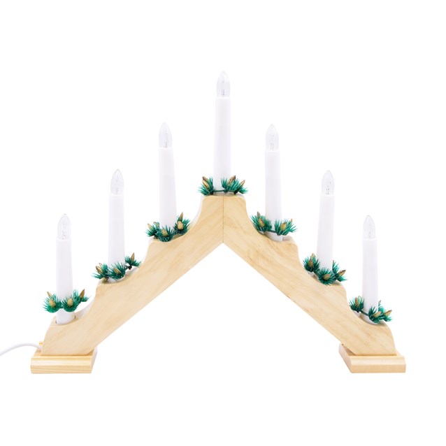Pine Wooden Candle Bridge Pine Wooden Candle Bridge