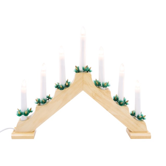 Pine Wooden Candle Bridge Pine Wooden Candle Bridge