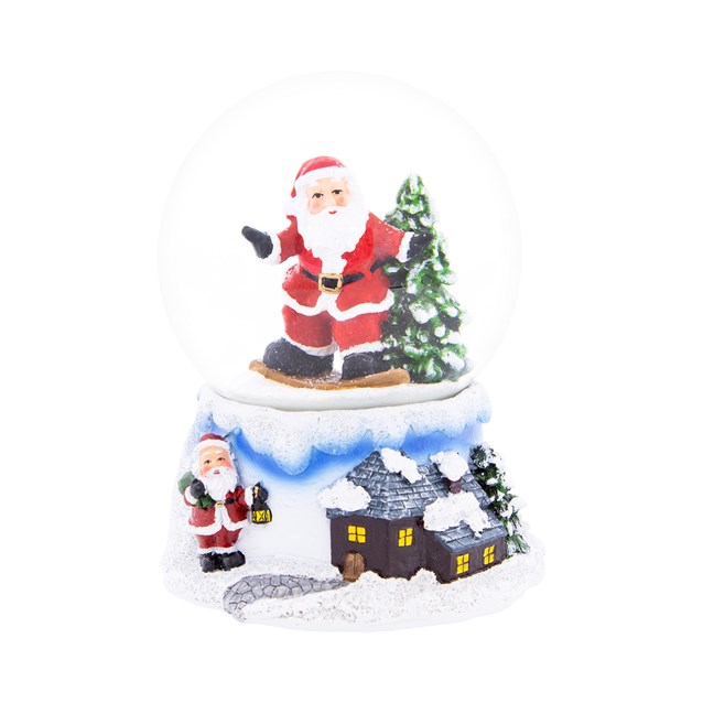 Wind Up Musical Santa Snowglobe Wind Up Musical Santa Snowglobe