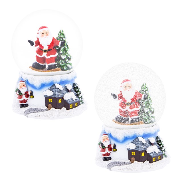 Wind Up Musical Santa Snowglobe Wind Up Musical Santa Snowglobe