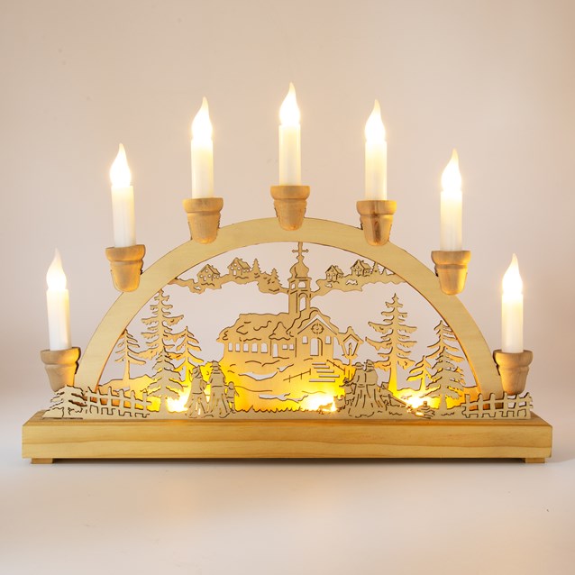 LED Wooden Candle Bridge LED Wooden Candle Bridge