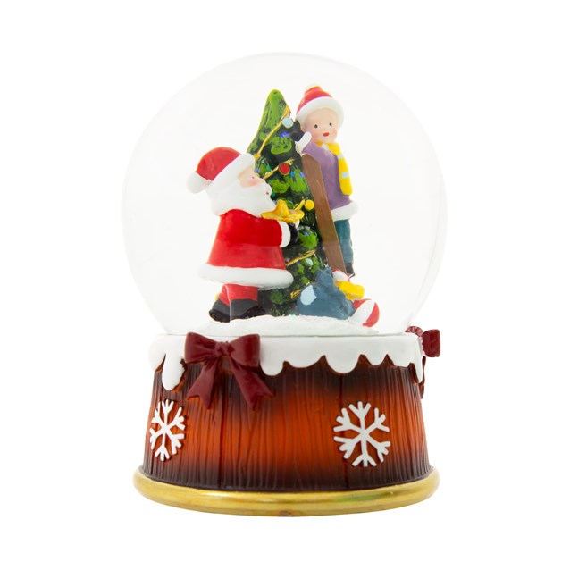 Musical Santa Scene Snowglobe Musical Santa Scene Snowglobe