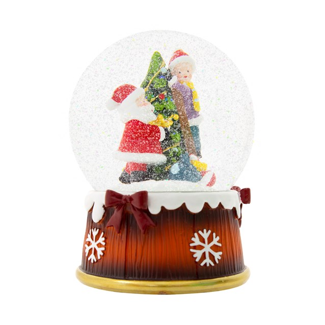 Musical Santa Scene Snowglobe Musical Santa Scene Snowglobe