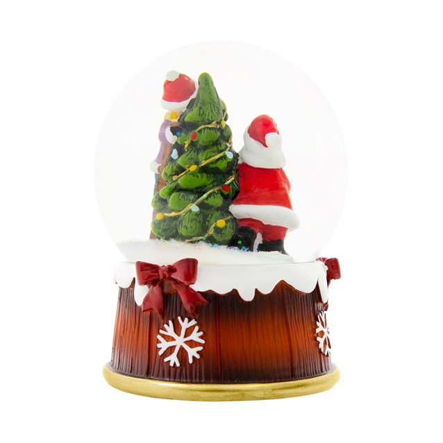 Musical Santa Scene Snowglobe Musical Santa Scene Snowglobe