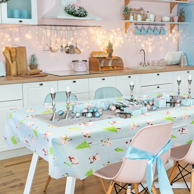 52"x 70" Festive Design Table Cloth - 3 Assorted 52"x 70" Festive Design Table Cloth - 3 Assorted